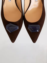 ストーンパンプス 7507/AGU/DARK BROWN