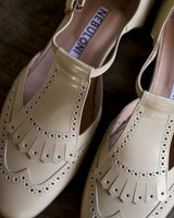 ウィングチップストラップシューズ 5850/DIDO/OFFWHITE