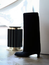 スエードロングブーツ 6921/BASS/BLACK