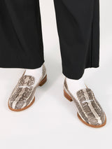 【予約】リアルパイソンカットワークローファー 7630R/LUKE