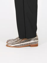 【予約】リアルパイソンカットワークローファー 7630R/LUKE