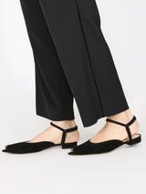 【予約】アンクルストラップオープントゥサンダル 7624/PINK/BLACK