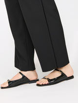 【予約】パテントフラットストラップサンダル 7625/MISS