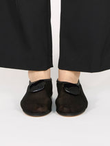 ストーンメッシュスリッポンシューズ 7606/512/BLACK