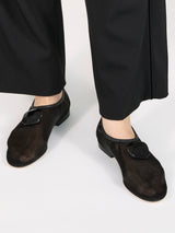 ストーンメッシュスリッポンシューズ 7606/512/BLACK
