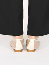 【予約】ストーンメッシュスリッポンシューズ 7606/512/WHITE