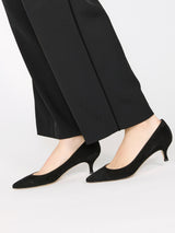 【予約】スエードプレーンパンプス 6025/OLGA/BLACK