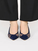 カットワークバックストラップサンダル 7614/OLGA