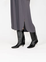 スクエアトゥーミドルブーツ 7321/EMA/BLACK