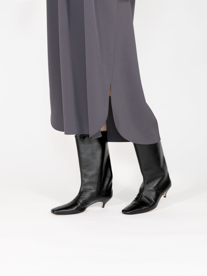 スクエアトゥーミドルブーツ 7321/EMA/BLACK