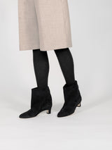 スエードショートブーツ 6923/BASS/BLACK