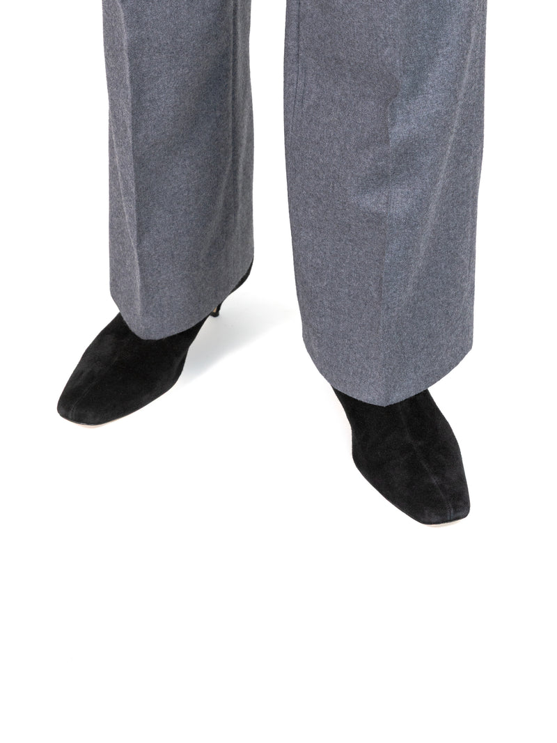 スクエアトゥースエードミドルブーツ 7321/EMA/BLACK