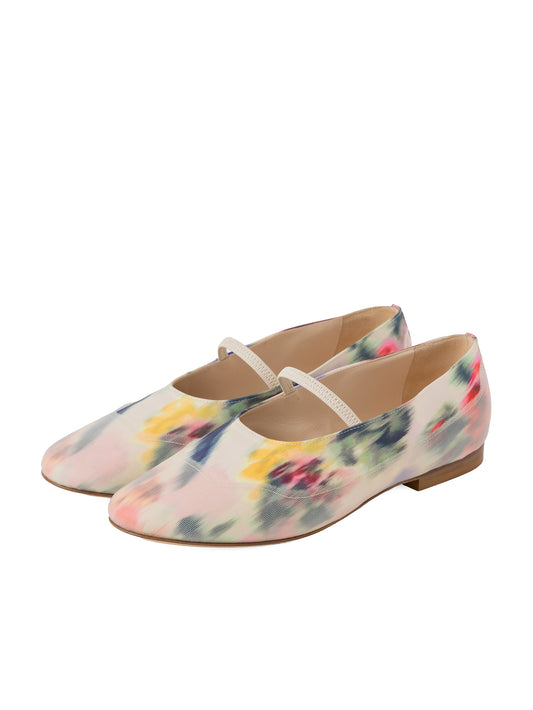 プリントメリージェーンフラットシューズ 7610T/512