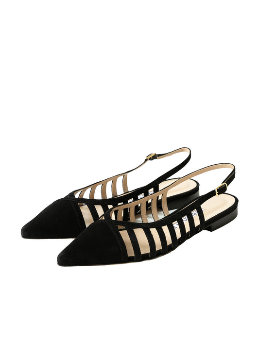 カットワークバックストラップサンダル 7615/MINA