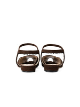 【予約】アンクルストラップオープントゥサンダル 7624/PINK/BROWN