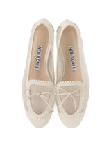 【予約】メッシュリボンローファーパンプス 7628/DIDO/WHITE