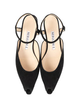 【予約】アンクルストラップオープントゥサンダル 7624/PINK/BLACK