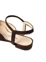 【予約】アンクルストラップオープントゥサンダル 7624/PINK/BROWN