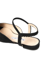 【予約】アンクルストラップオープントゥサンダル 7624/PINK/BLACK