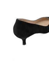 【予約】スエードプレーンパンプス 6025/OLGA/BLACK