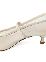 【予約】メッシュアーモンドトゥパンプス 7623/IRIS/WHITE