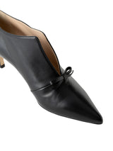 リボンスリットブーティ 7701/AGU/BLACK