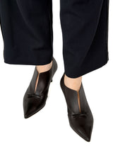 リボンスリットブーティ 7701/AGU/BLACK