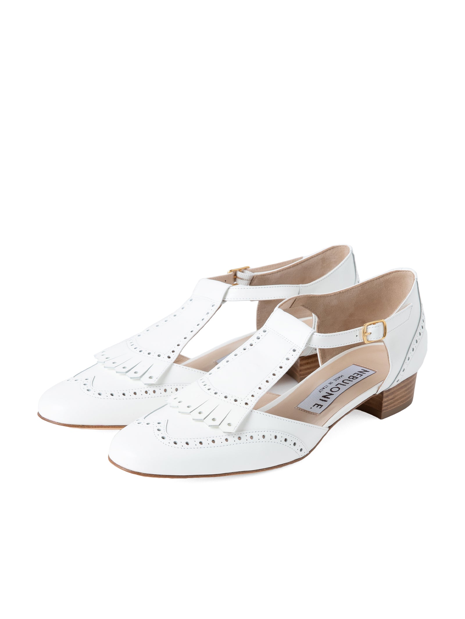 ウィングチップストラップシューズ 5850/DIDO/WHITE – nebulonie