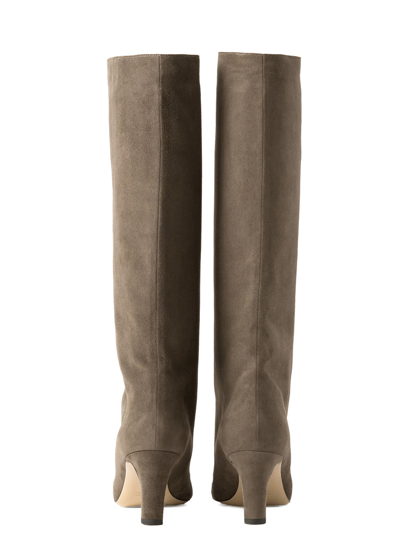 スエードロングブーツ 5919/BOOT/TAUPE