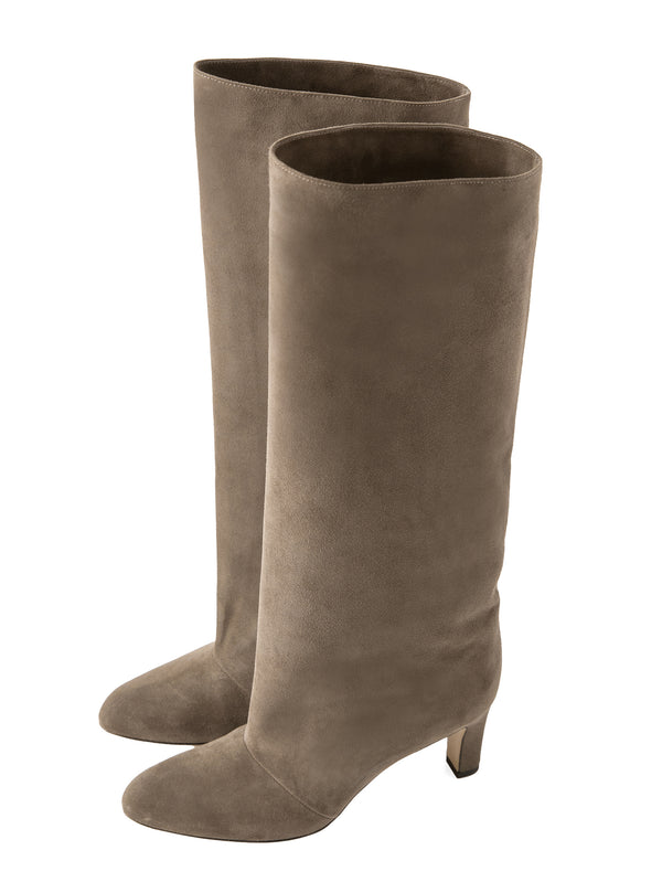 スエードロングブーツ 5919/BOOT/TAUPE
