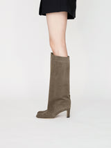 スエードロングブーツ 5919/BOOT/TAUPE