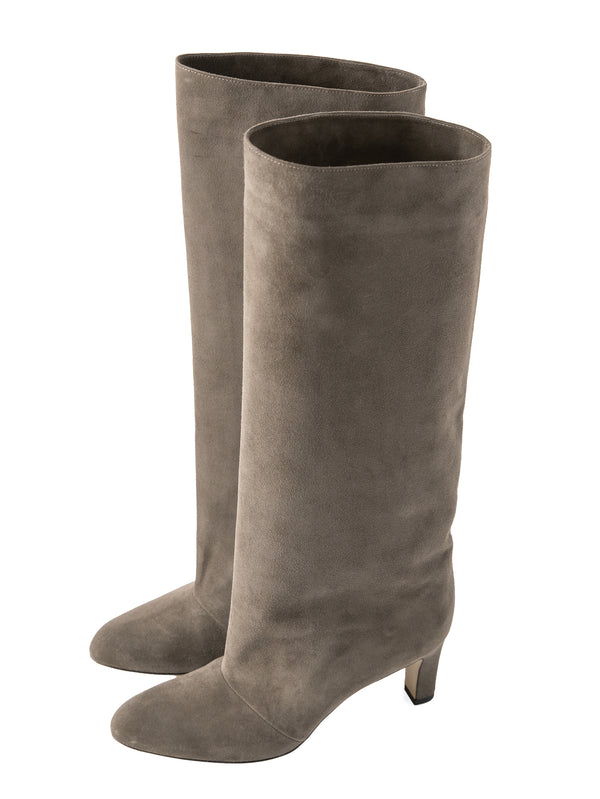 スウェードロングブーツ 5919/BOOT/SUEDE/GREY