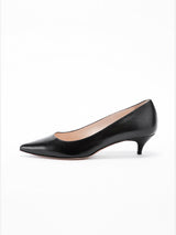 キトゥンヒールパンプス 6911/ROCK/BLACK