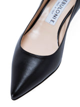 キトゥンヒールパンプス 6911/ROCK/BLACK