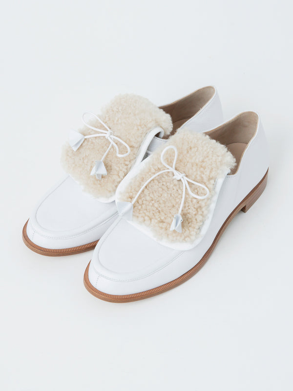 リアルムートンチロリアンシューズ 6919/LUKE/2/WHITE