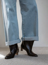 ショートブーツ 6923/BASS/DARK BROWN