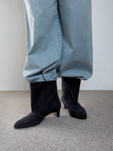 スエードショートブーツ 6923/BASS/NAVY