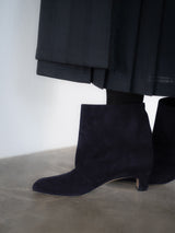 スエードショートブーツ 6923/BASS/NAVY