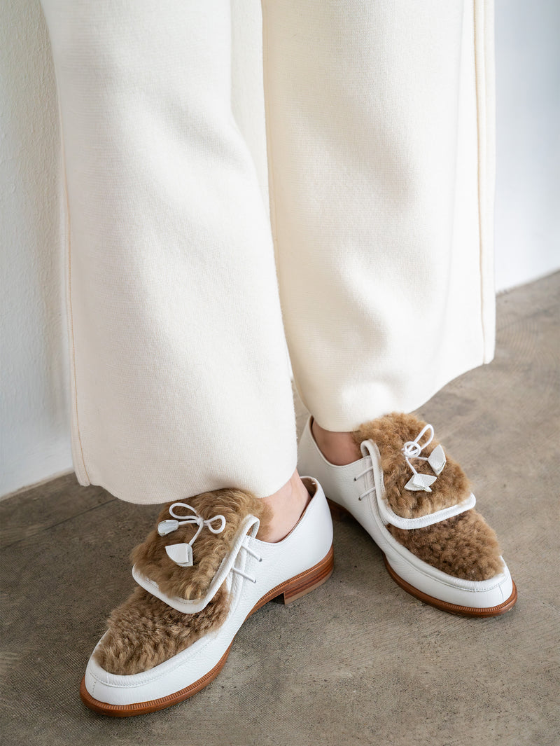 リアルムートンチロリアンシューズ 7520/LUKE/BLACK