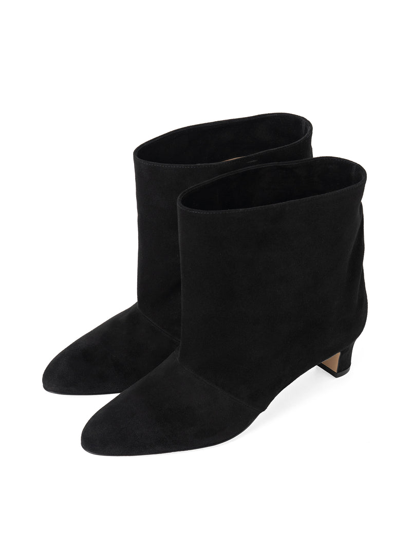 スエードショートブーツ 6923/BASS/BLACK