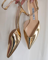 アンクルストラップパンプス 7305/AGU/GOLD