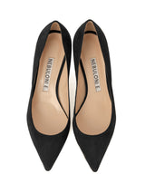 【予約】スエードプレーンパンプス 6200/AGU/BLACK