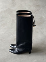 ストーン付きロングブーツ 7525/BASS