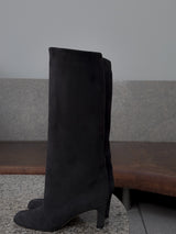 スエードロングブーツ 5919/BOOT/CHARCOAL