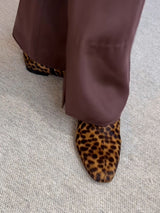 リアルヘアカーフレオパードショートブーツ 7519/15P