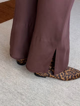 リアルヘアカーフレオパードショートブーツ 7519/15P