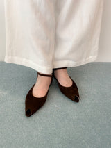 アンクルストラップオープントゥサンダル 7624/PINK/BROWN