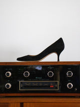 スエードプレーンパンプス 6025/OLGA/BLACK