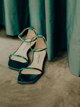アンクルストラップフラットサンダル 6824/GLAM/LIGHTBLUE