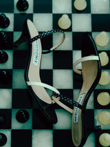 リアルパイソンツーストラップパンプス 7012R/551